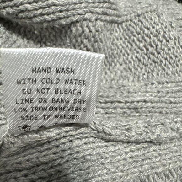 LA Hearts Gray long sleeve cropped knit sweater pullover Size Small - Picture 5 of 5